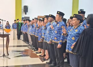 Lantik 113 Pejabat Administrator dan Pengawas, Wali Kota Jayapura Tegaskan Kinerja Jadi Tolak Ukur