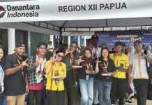 Semangat Gotong Royong Jelang HUT ke-81 RI, Bank Mandiri Region XII Hadirkan Livin’ Berbagi Rp1