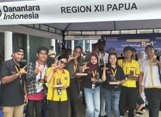 Semangat Gotong Royong Jelang HUT ke-81 RI, Bank Mandiri Region XII Hadirkan Livin’ Berbagi Rp1