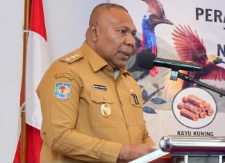 Pemprov Papua Susun Raperda Perlindungan Tumbuhan dan Satwa Liar Non-Apendix CITES Wakil Gubernur Papua Dr. Aryoko A.F. Rumaropen, S.P., M.Eng.