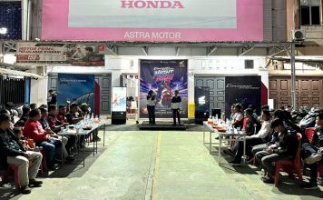 Astra Motor Papua Hadirkan New Vario Evo 160 Kepada Komunitas Melalui Night Ride Sorong Vol. 1