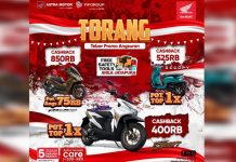 Sambut Bulan Kemerdekaan Dengan Promo Torang dari Honda