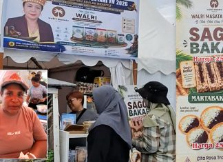 Manfaatkan SDA Sagu di Kampu, Mama Sipora Olah Sagu Jadi Berbagai Produk yang Banyak Peminat