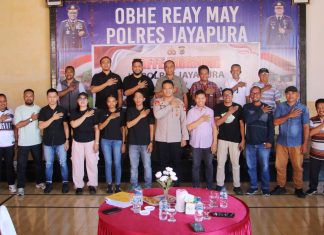 Perkuat Sinergi dengan Media, Kapolres Jayapura Gelar Coffee Morning Bersama Insan Pers