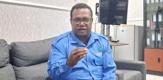 Direktur Umum PT AMJ Robongholo Nanwani (Perseroda), Syors Hendrik Ondi, SE