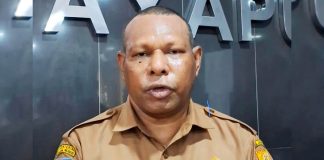 Pembangunan Kampung Nelayan Merah Putih di Kampung Kayu Batu Tahap Pembangunan Awal Kepala Dinas Perikanan dan Kelautan Kota Jayapura, Matheis Sibi, S.Pi