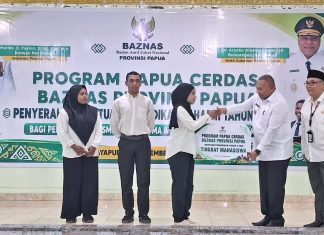 Baznas Papua Salurkan Bantuan Pendidikan Tahap II untuk 423 Pelajar & Mahasiswa