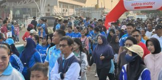 Astra Motor Papua Hadirkan Mini Launching New Honda Vario Evo 160 di Otban X Run 10K