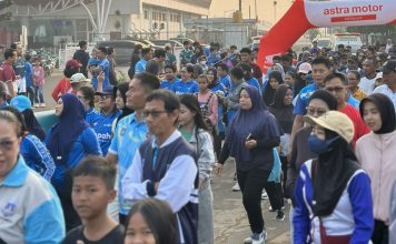 Astra Motor Papua Hadirkan Mini Launching New Honda Vario Evo 160 di Otban X Run 10K