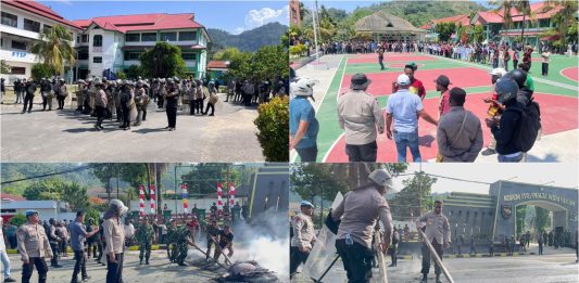 Aksi di USTJ Berujung Anarkis, Satu Orang yang Pasang BK Diamankan